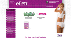 Desktop Screenshot of ellen-tampony.cz